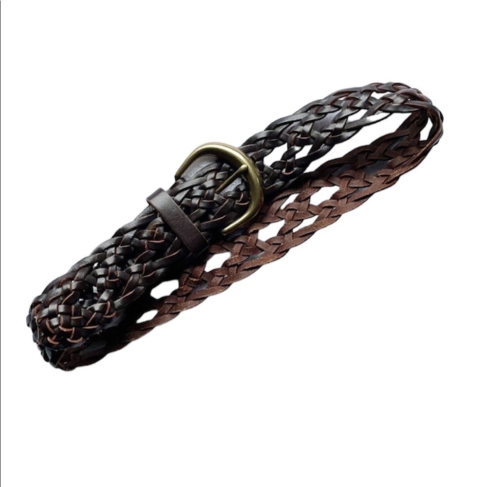 Braided Brown Belt